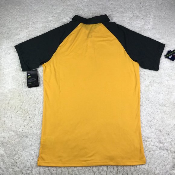 Nike Men's Pittsburgh Pirates MLB Yellow Legacy Raglan Polo N911-031N size S - Picture 8 of 8